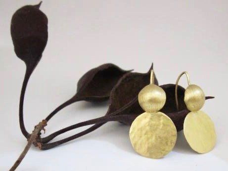 Boucles d'oreille or Ronit jewelry Tel-Aviv