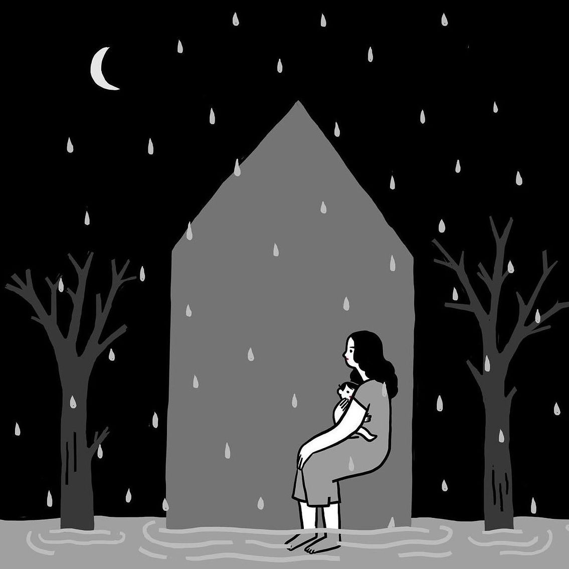 Einat Tsarfati, illustratrice israélienne, It's raining - Bring Them Home