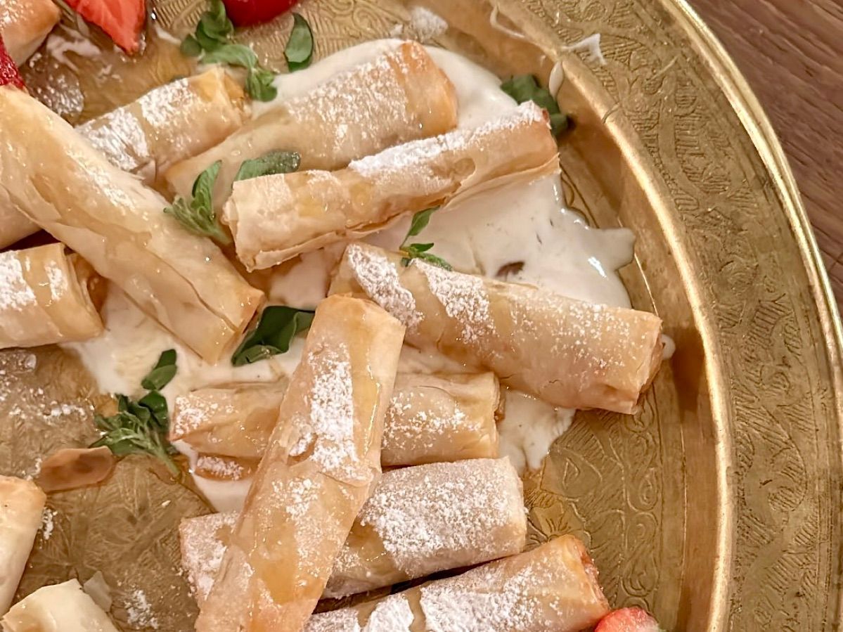 Cigares croustillants, patisseries orientales, Israël