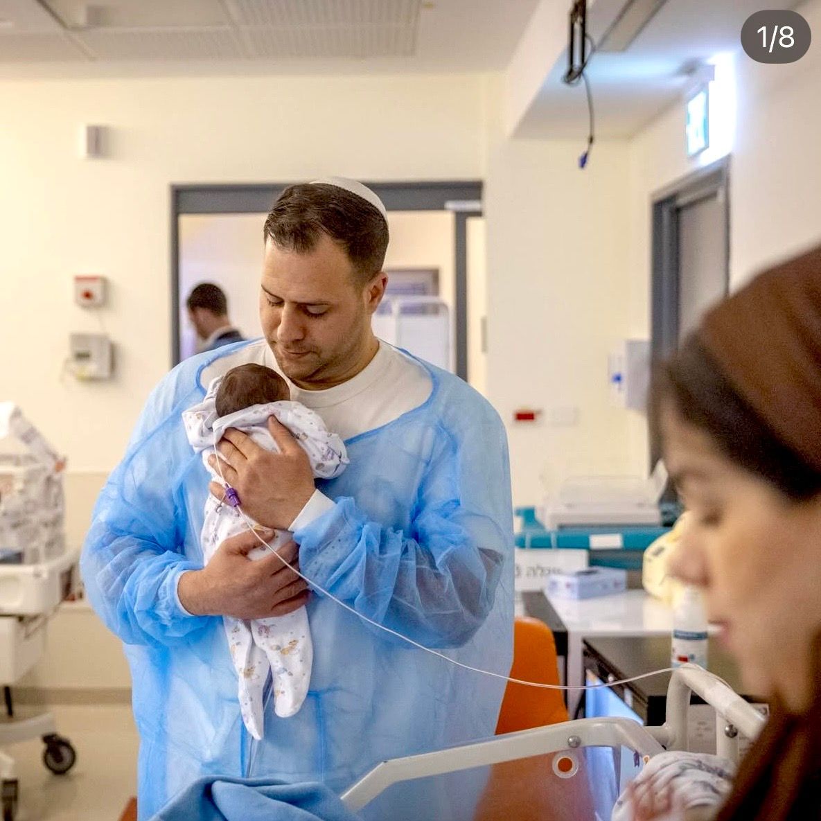 Naissance dans un hôpital en Israël transformé en zone protégée en temps de guerre