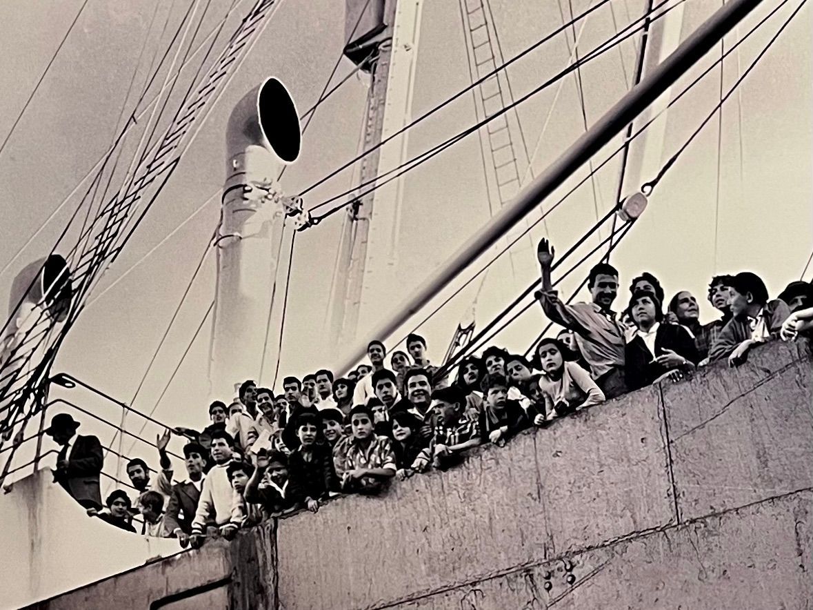 Immigrants juifs arrivant du Maroc en Israël - 1953