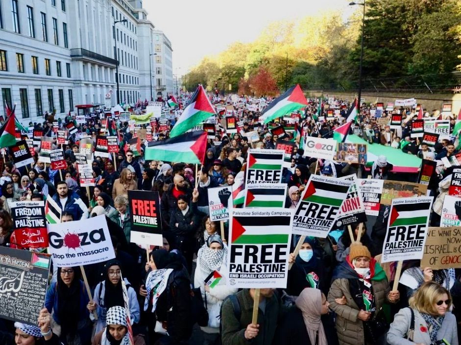 USA, Angleterre, France… Manifestations pro-palestiniennes gigantesques, antisémites