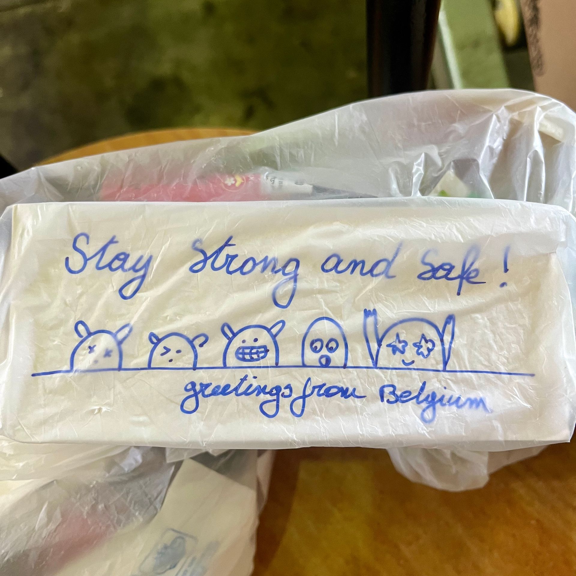 Volontariat en Israël avec l'association SAR-EL, petits mots de soutien pour les soldats au front