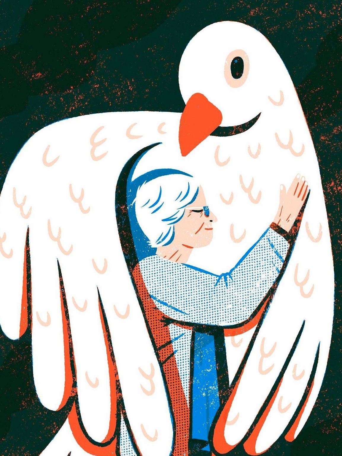 Or Yogev, artiste illustrateur israélien, Hommage à Vivian Silver, femme de paix