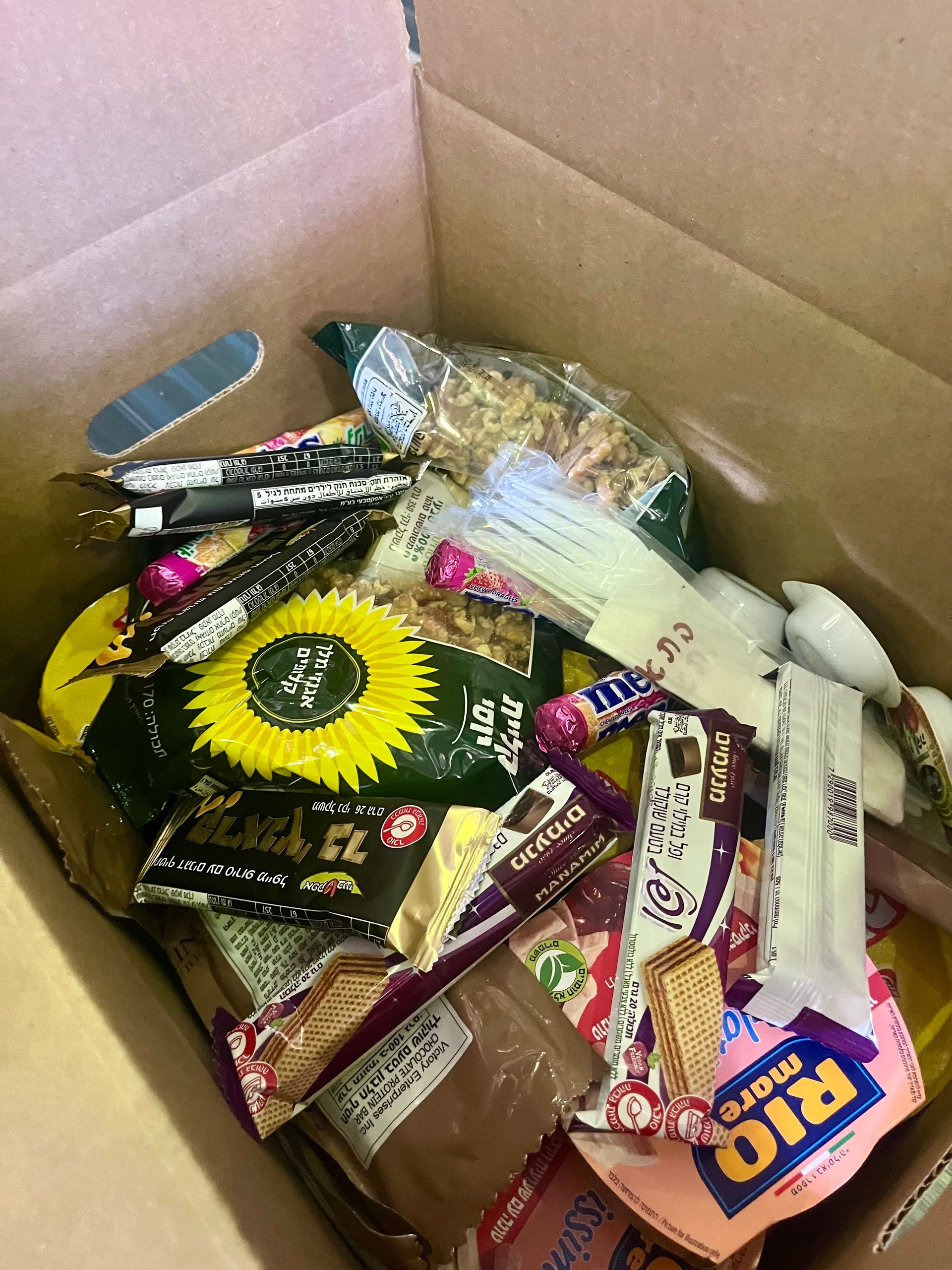 Volontariat en Israël, nourriture pour les soldats