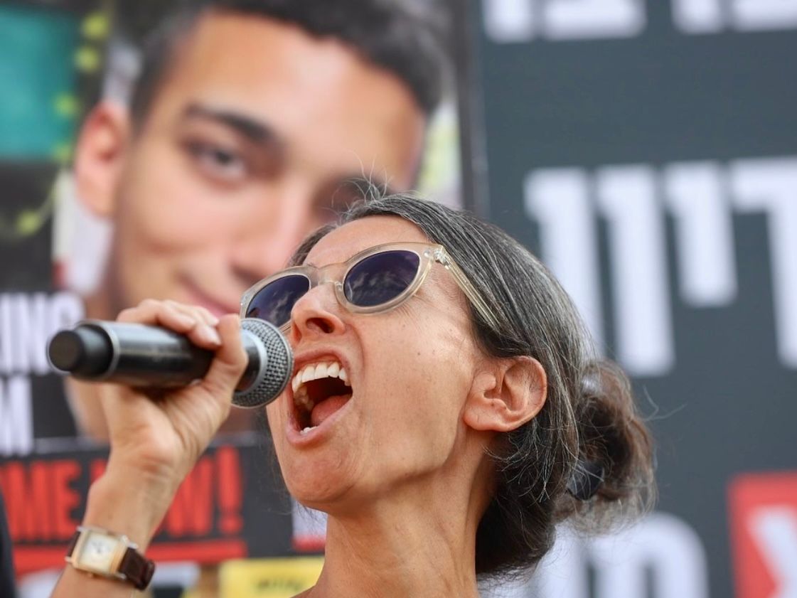 Rachel Goldberg-Polin, Militante en Israël pour la libération des otages, dont son fils Hersh capturé et tué par le Hamas