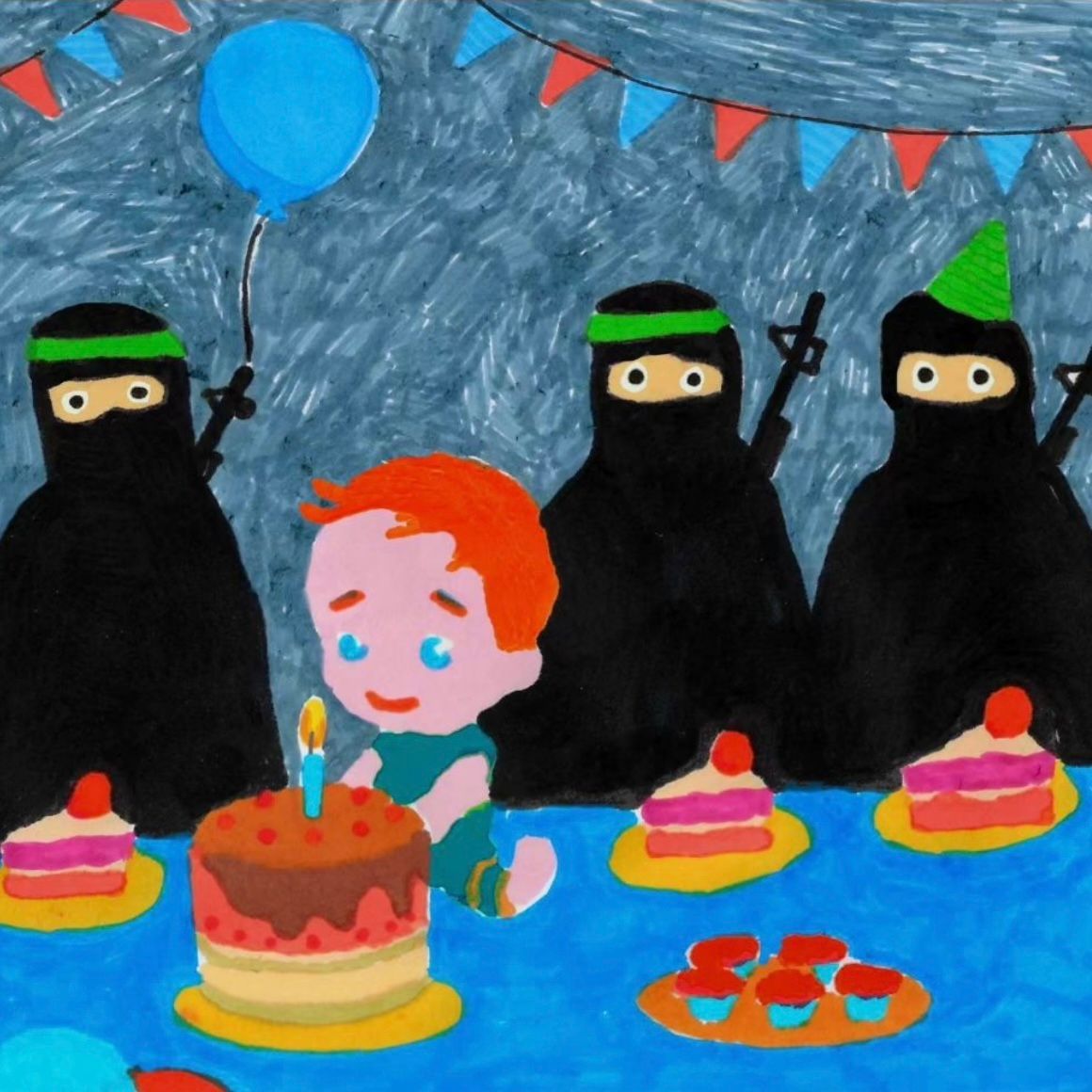 Zeev Engelmayer, Shoshke, artiste israélien, premier anniversaire de Kfir, otage à Gaza