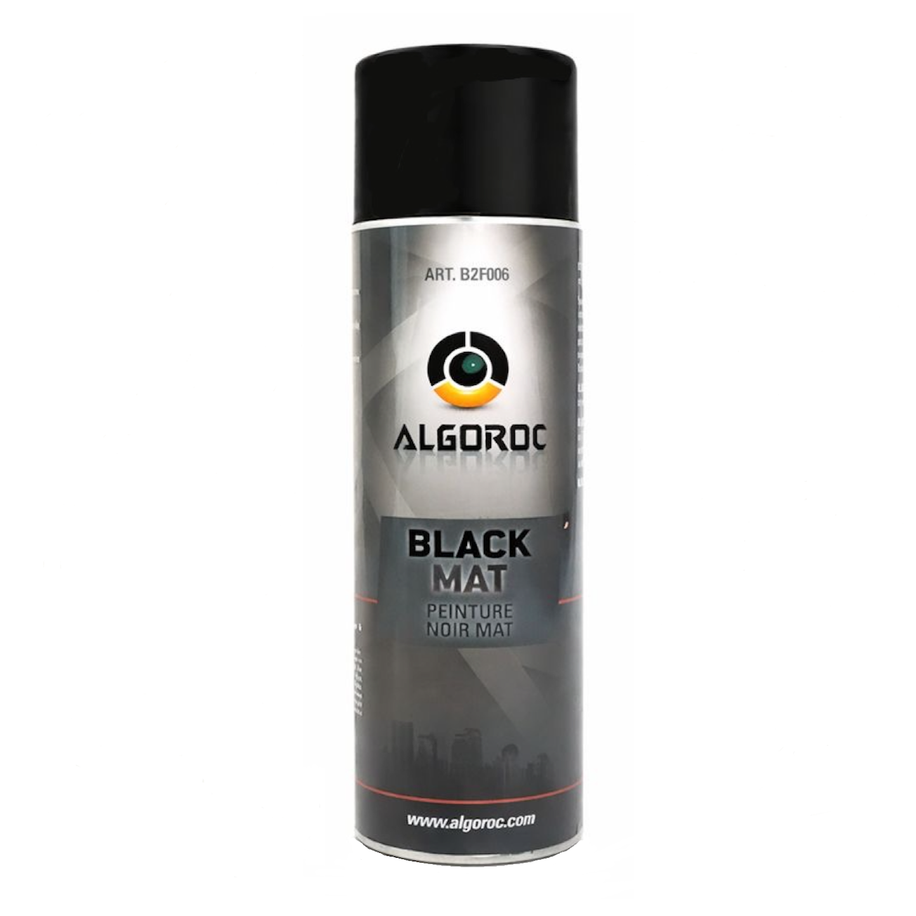 Bombe de Peinture Noir Mat BLACK Mat Algoroc