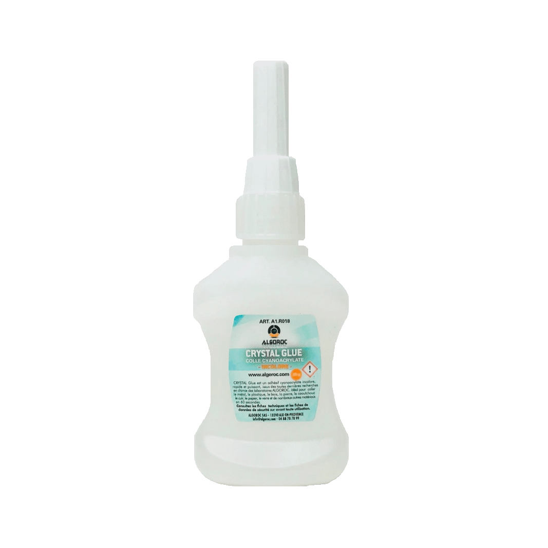 Colle cyanoacrylate transparente Crystal Glue ALGOROC