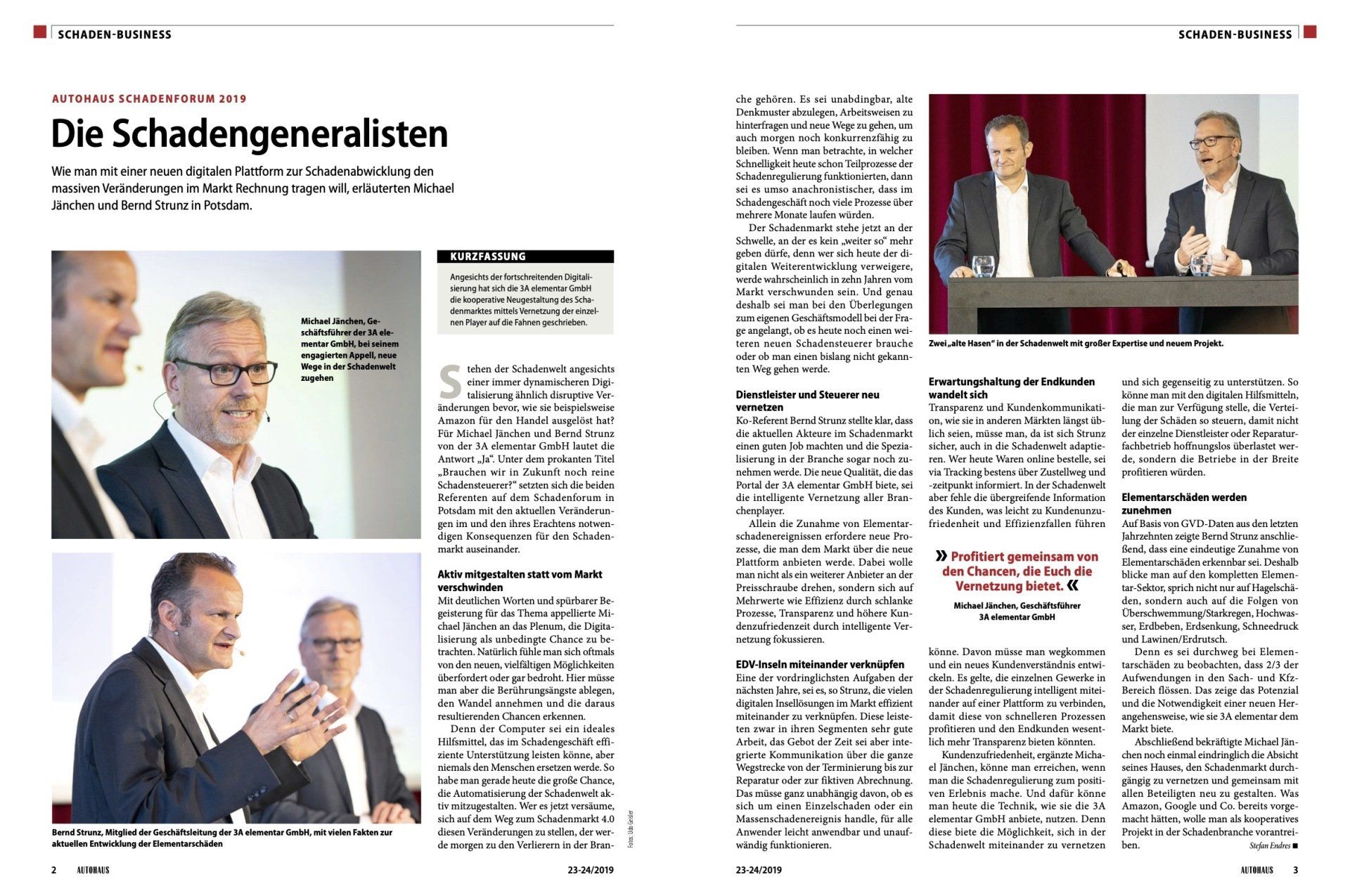 Die Schadengeneralisten