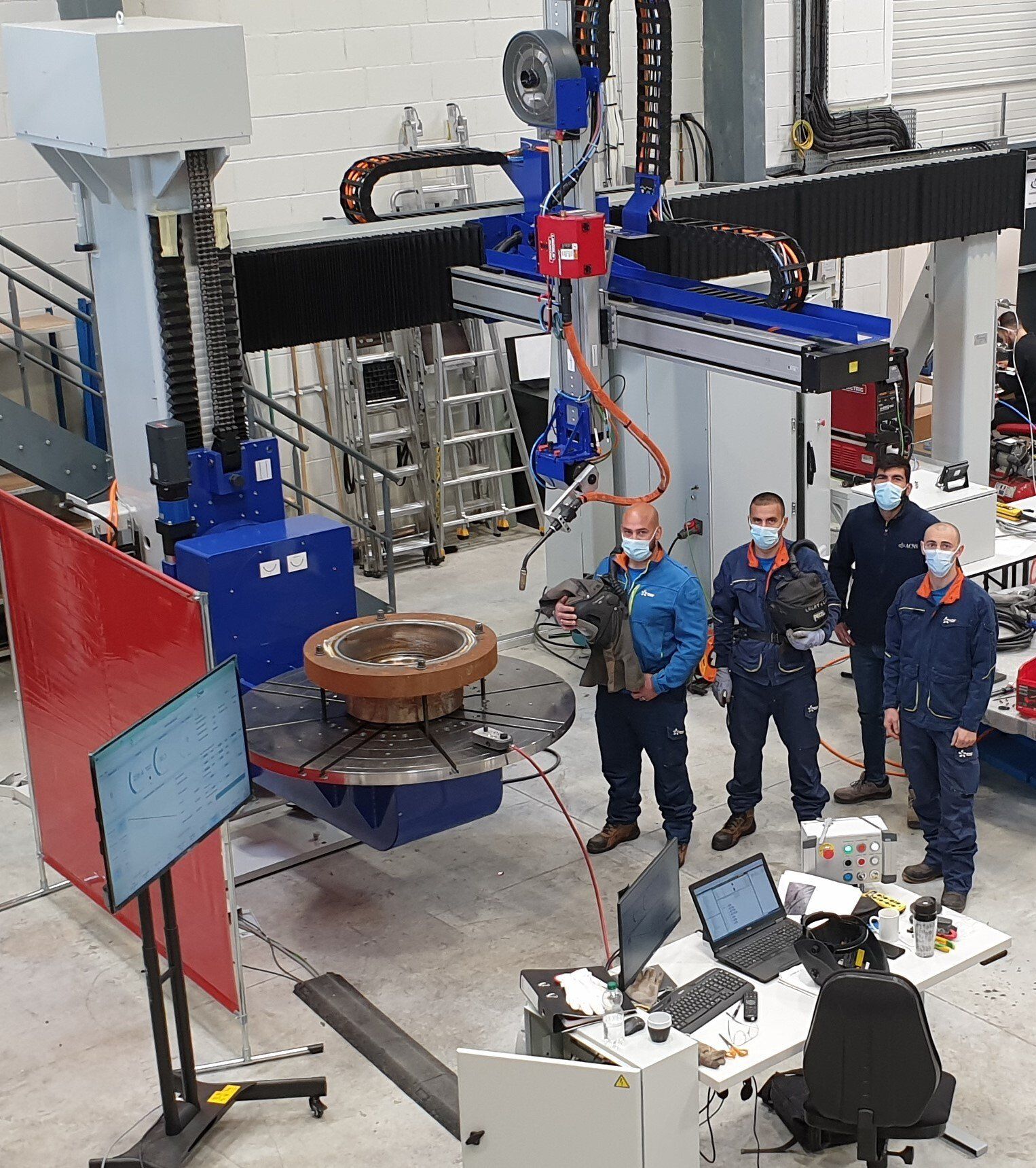 ACNS - PORTIQUE DE SOUDAGE NUMERISE WAAM - PLASMA - TIG ACNS - PORTIQUE DE SOUDAGE NUMERISE WAAM - PLASMA - TIG