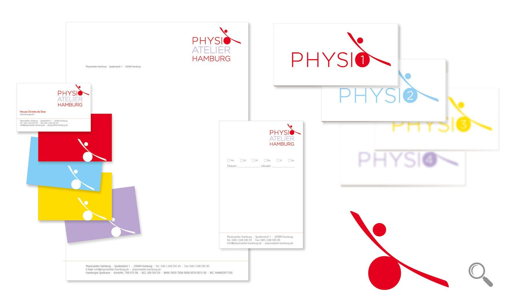 Physioatelier Hamburg - Corporate Design von WINTERPOL