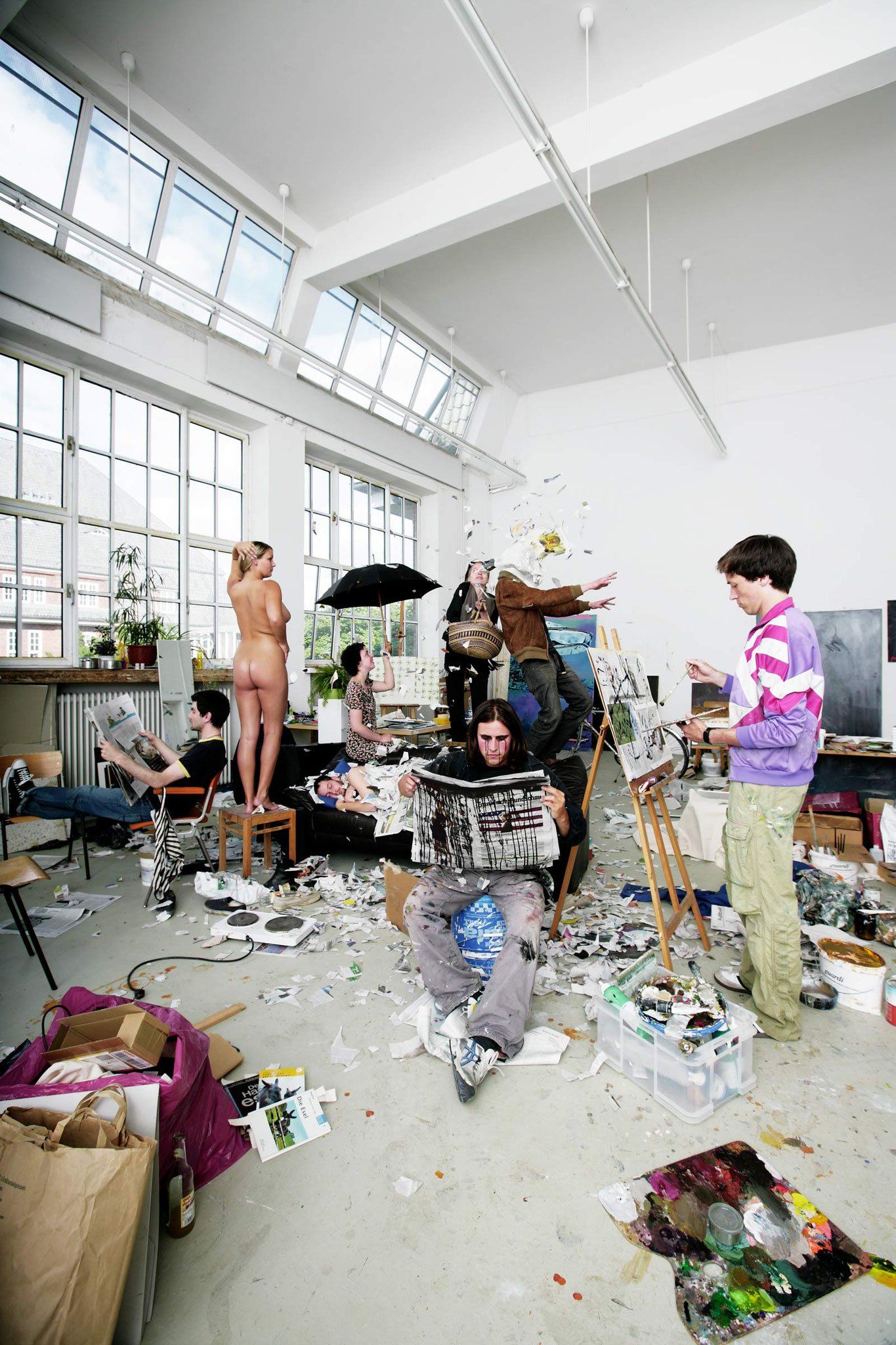 Ein Composing von Kay Winter / WINTERPOL. Fotograf: Götz Schwan