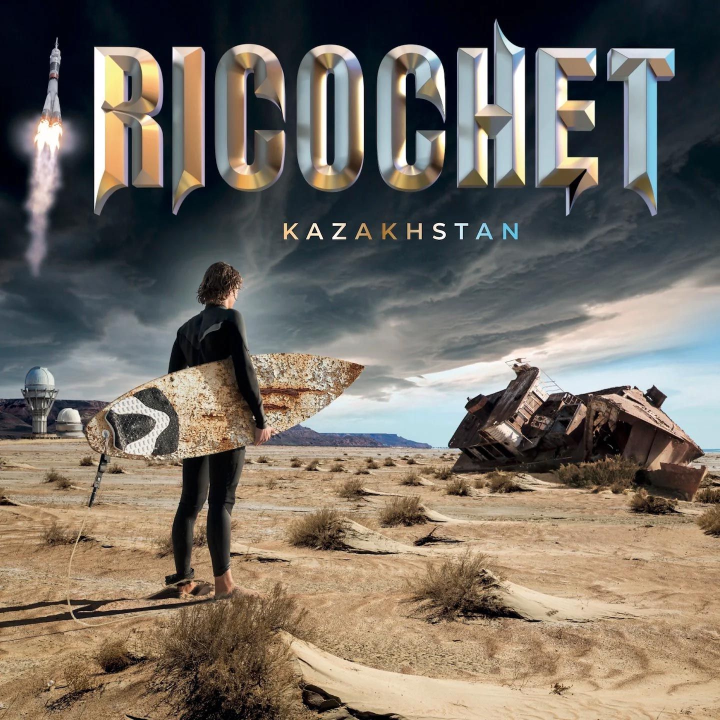 Albumcover Kazakhstan von Ricochet – gestaltet von WINTERPOL