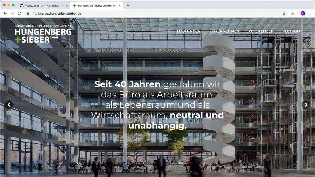 Hungenberg Sieber – Web Design von WINTERPOL