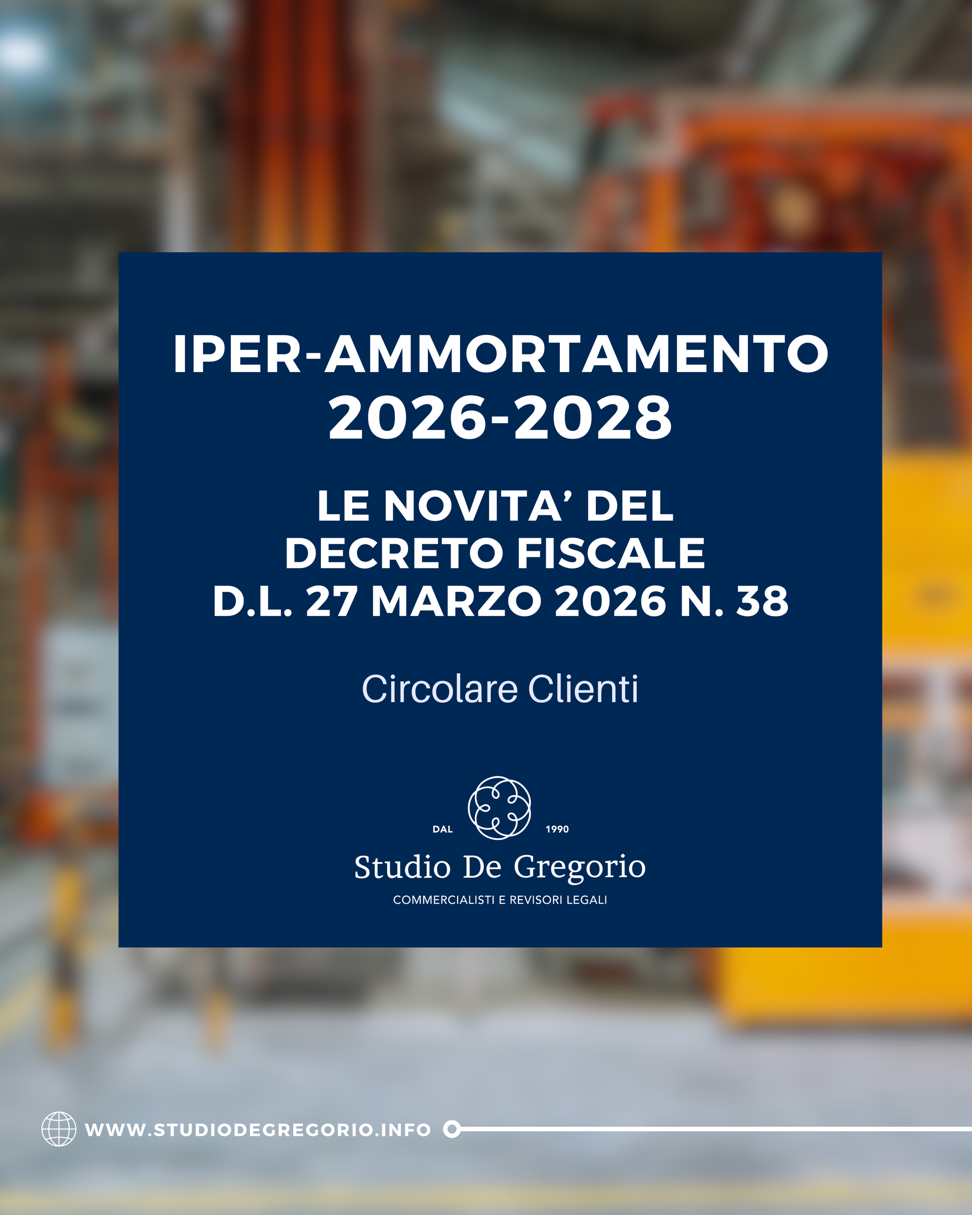iperammortamento iper ammortamento 2026 novità decreto commercialista commercialisti pinerolo torino