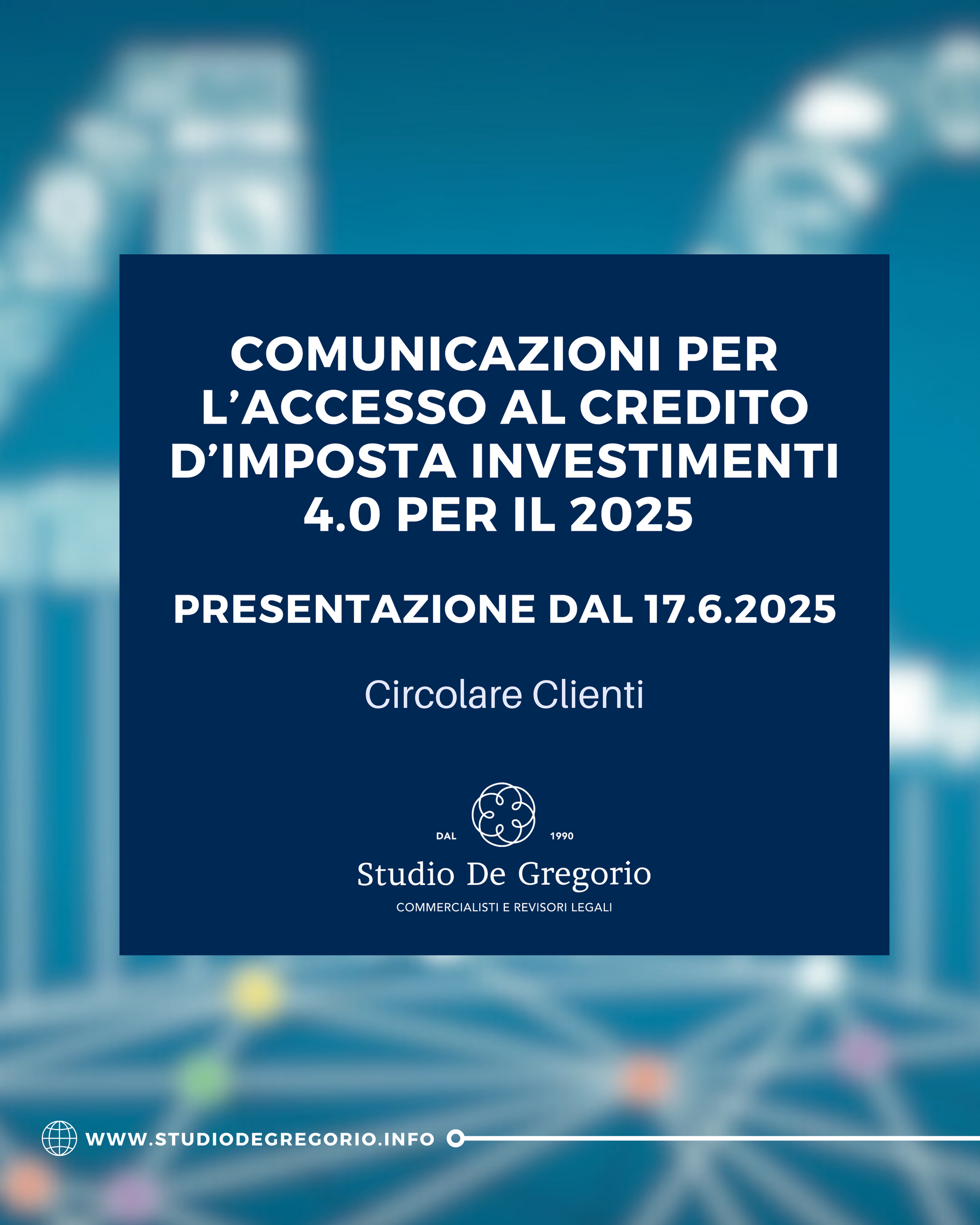 comunicazione accesso credito imposta investimenti 4.0 pinerolo Roma torino commercialisti fisco