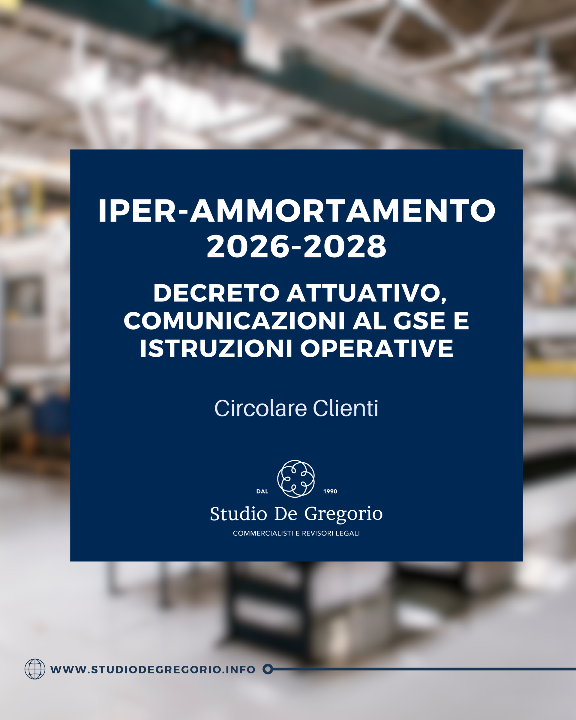 commercialisti commercialista pinerolo torino Roma GSE iper ammortamento istruzioni decreto