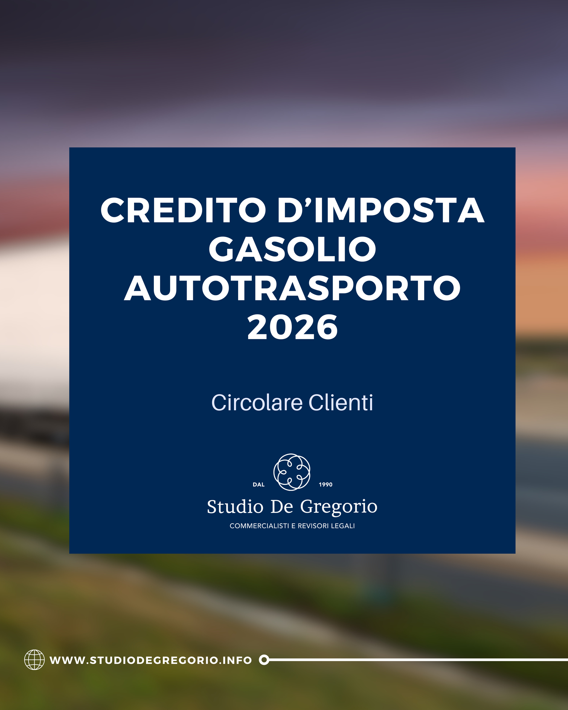 credito imposta gasolio autotrasporto commercialisti novità commercialista pinerolo Roma torino
