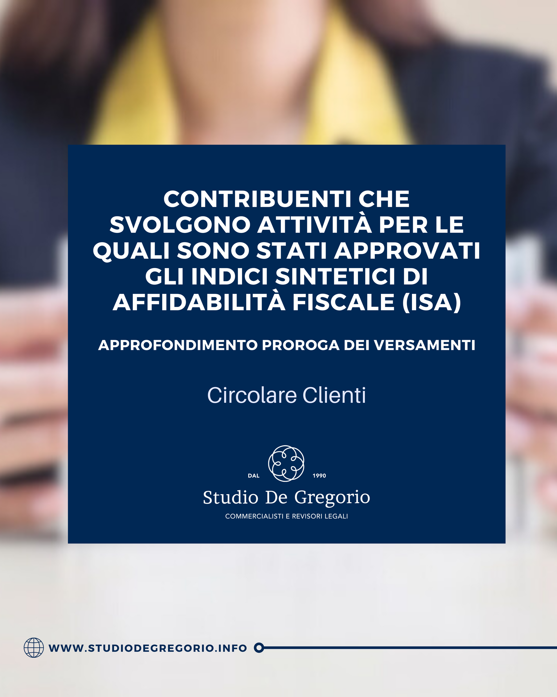 isa indici approfondimento proroga versamenti commercialista pinerolo torino Roma commercialisti