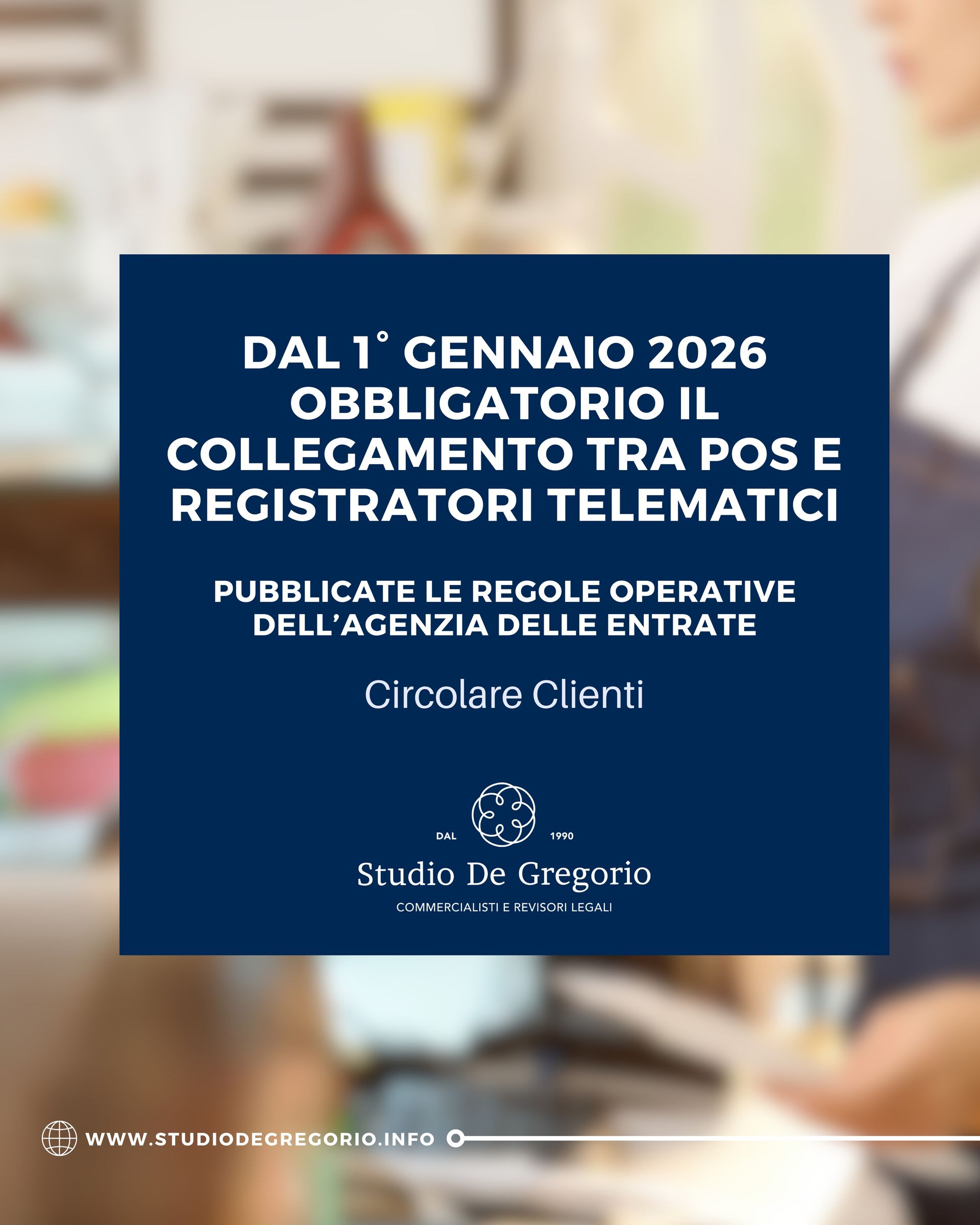 gennaio obbligatorio collegamento pos registratori telematici agenzia entrate pinerolo Torino Roma