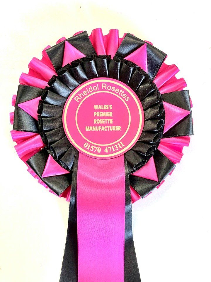 rosette, award, ribbon award