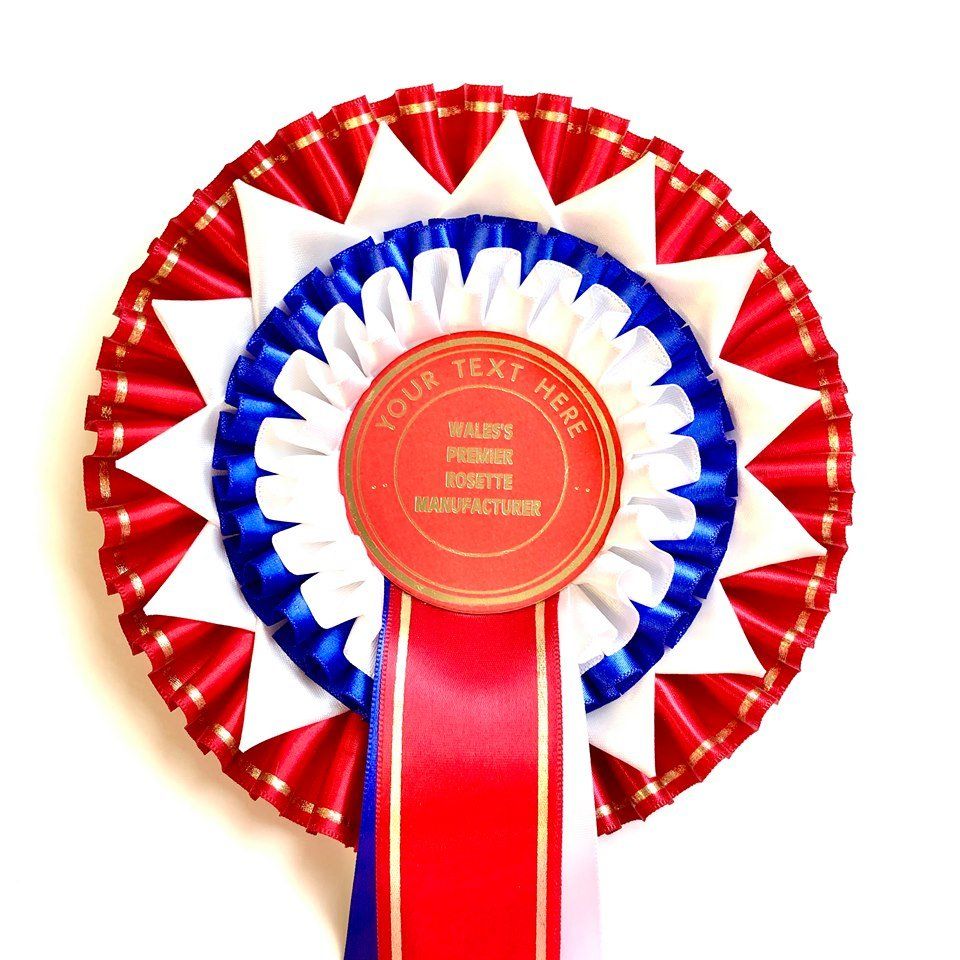 rosette, luxury ribbon, award, winning ribbon