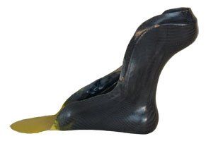 Verkürzungsausgleich bzw. Spitzfußausgleich aus Carbon und Glasfaser.
Sehr dünn, stabil und leicht...