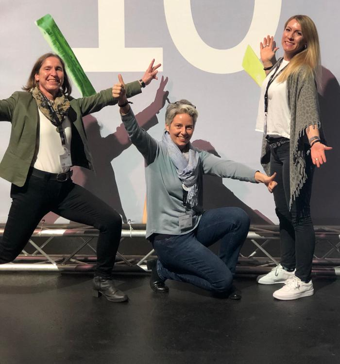 Jasmin Reichel und ihr Team