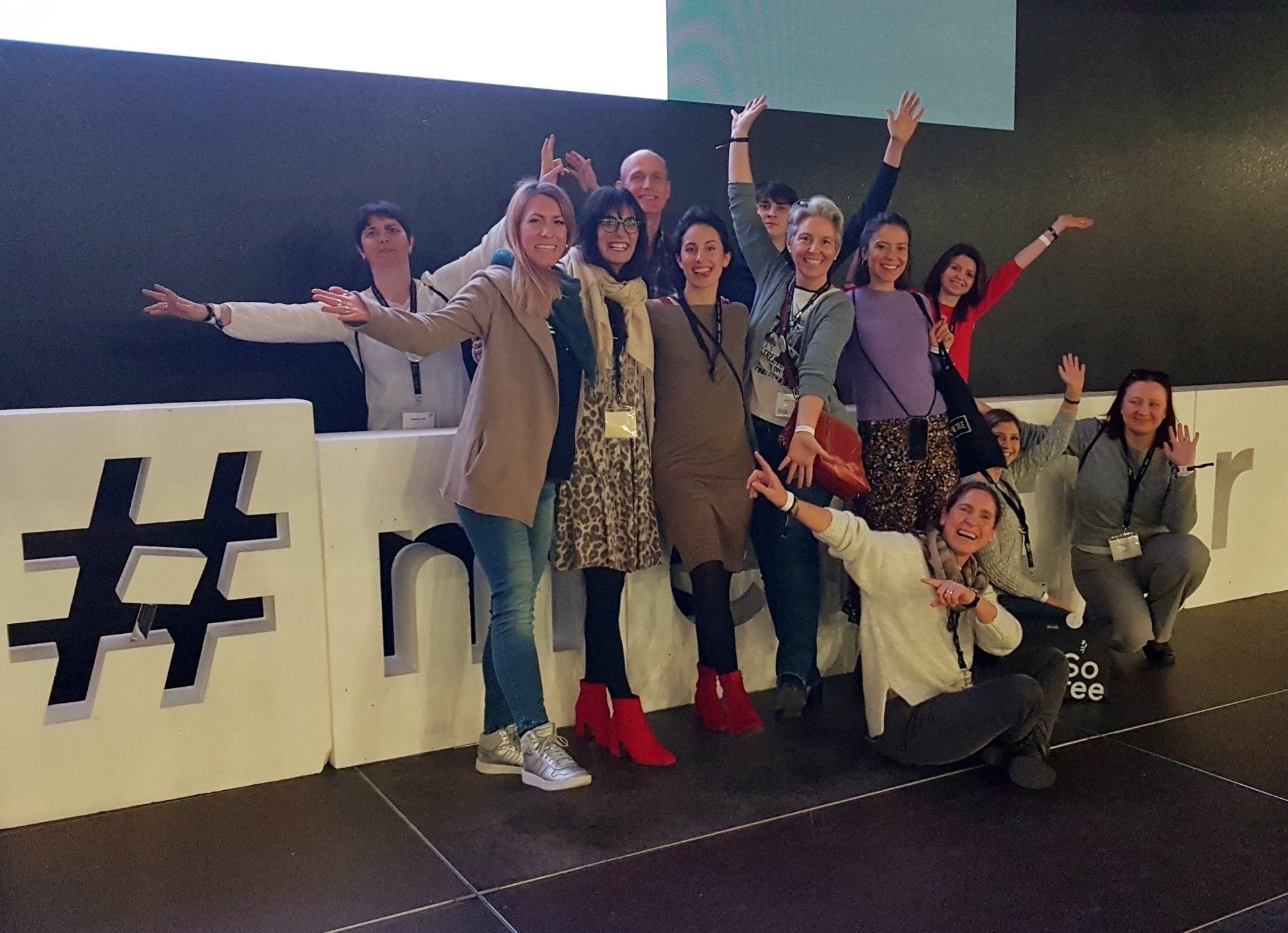 Jasmin Reichel mit ihrem Team