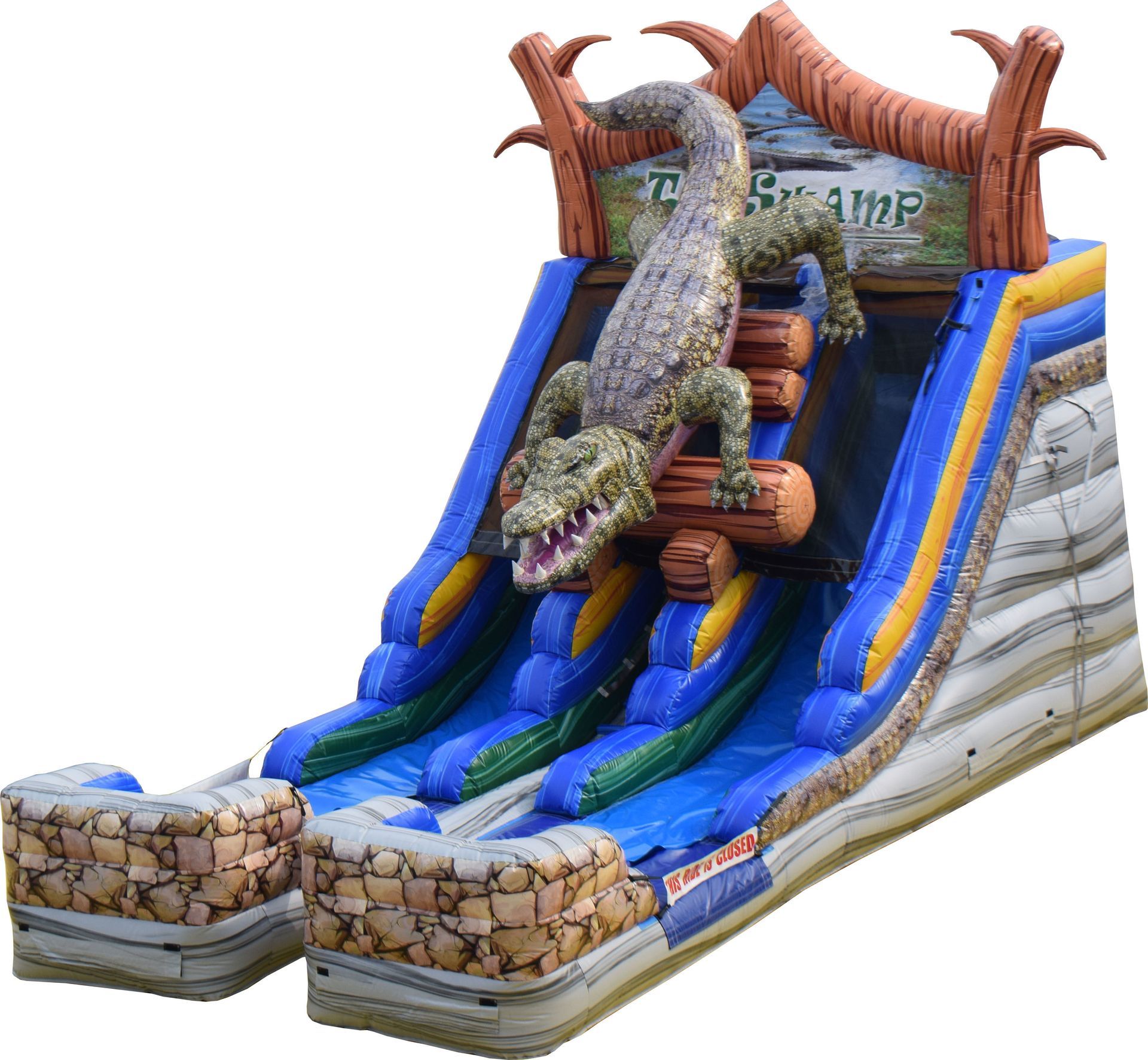 Inflatable Slide, Alligator