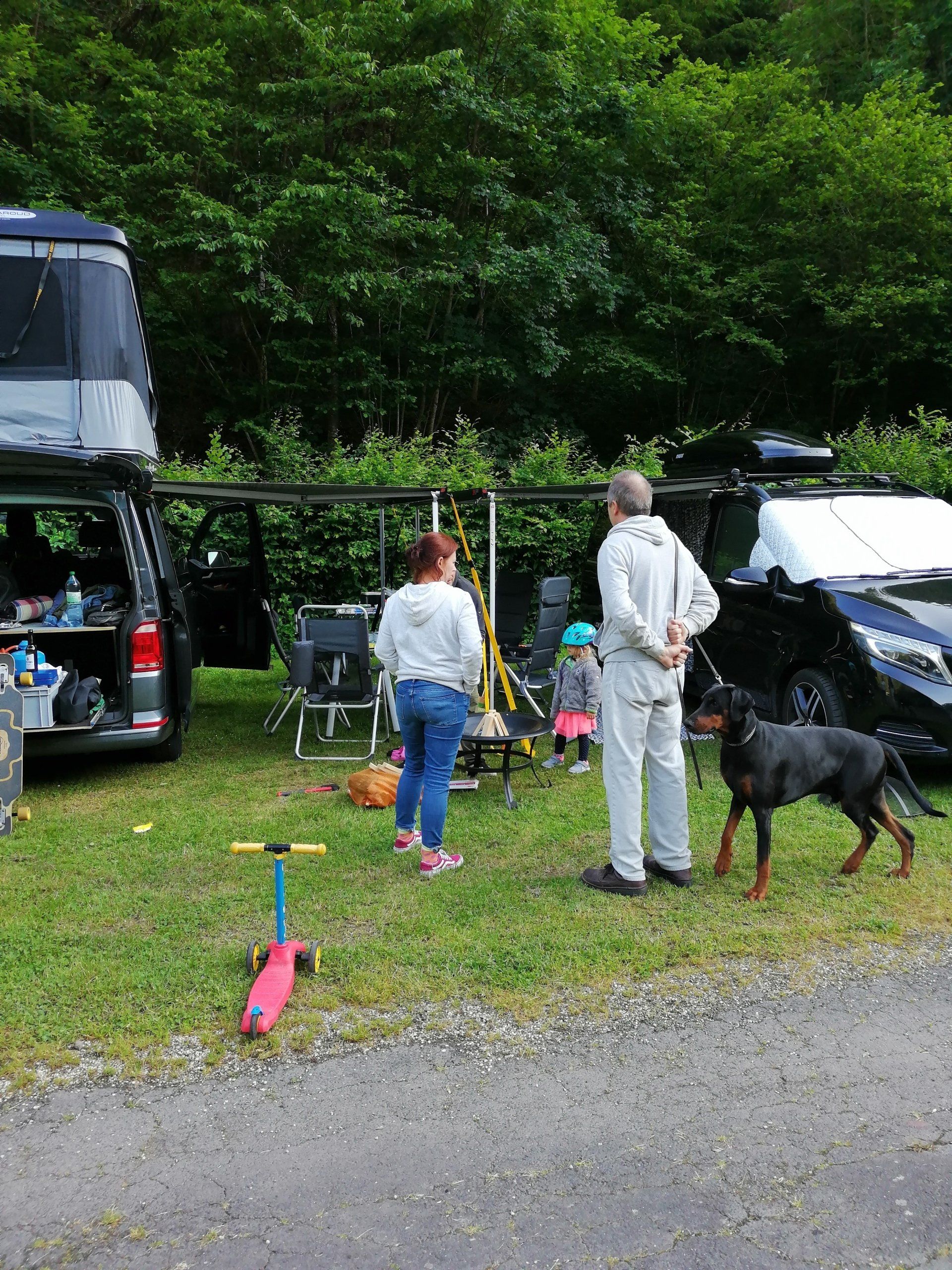 Camping, Cochem, Mosel, Lagerfeuer