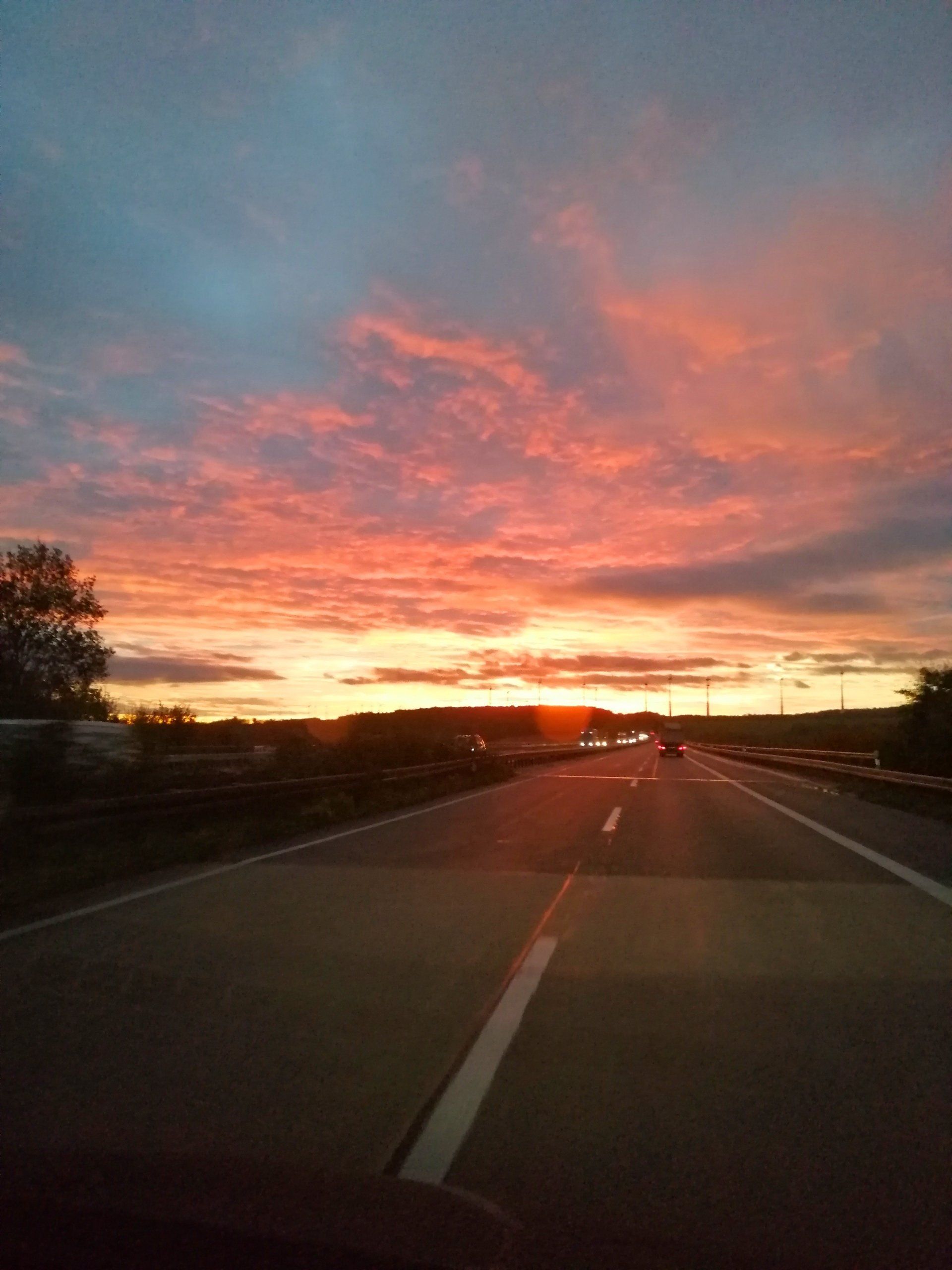 Wunderschöner Sonnenaufgang Sunset, Sonnenaufgang