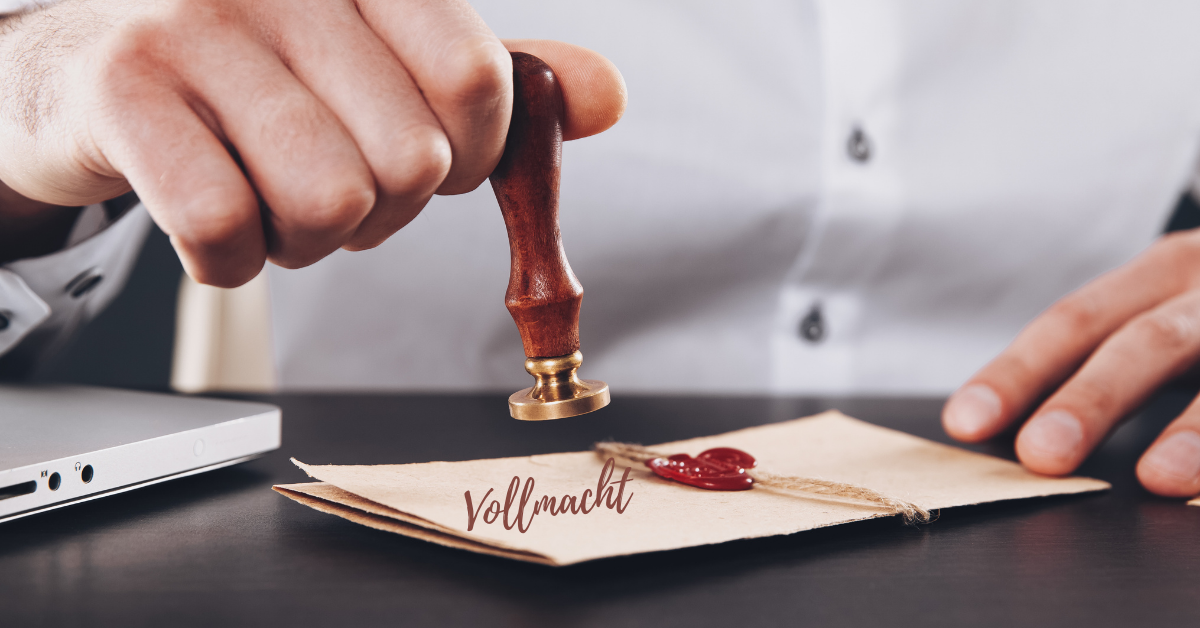 Vollmacht