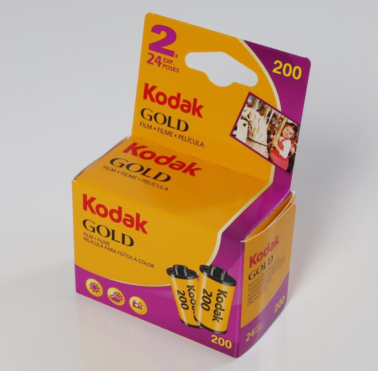 Farbnegativfim Kodak GOLD 200 135-36 2er-Pack