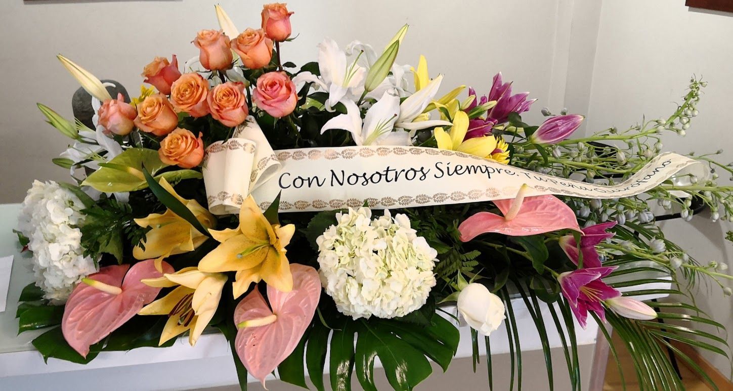 Envía urgente flores al tanatorio HOY mismo