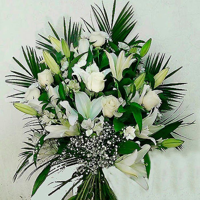 Ramo de flores funerario con envío al tanatorio