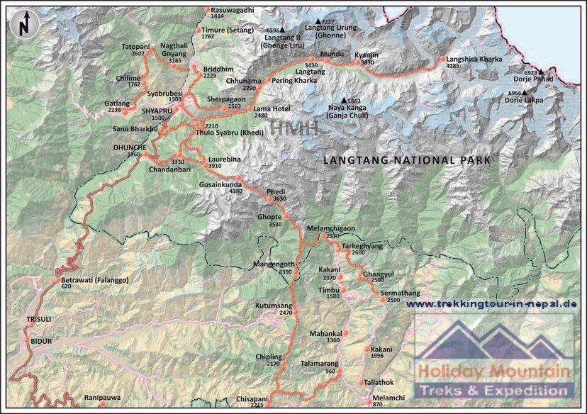 + Abschnitt hinzufügen Tagesplan - Rasuwa - Erbe der Tamang & Langtang-Tal Trek