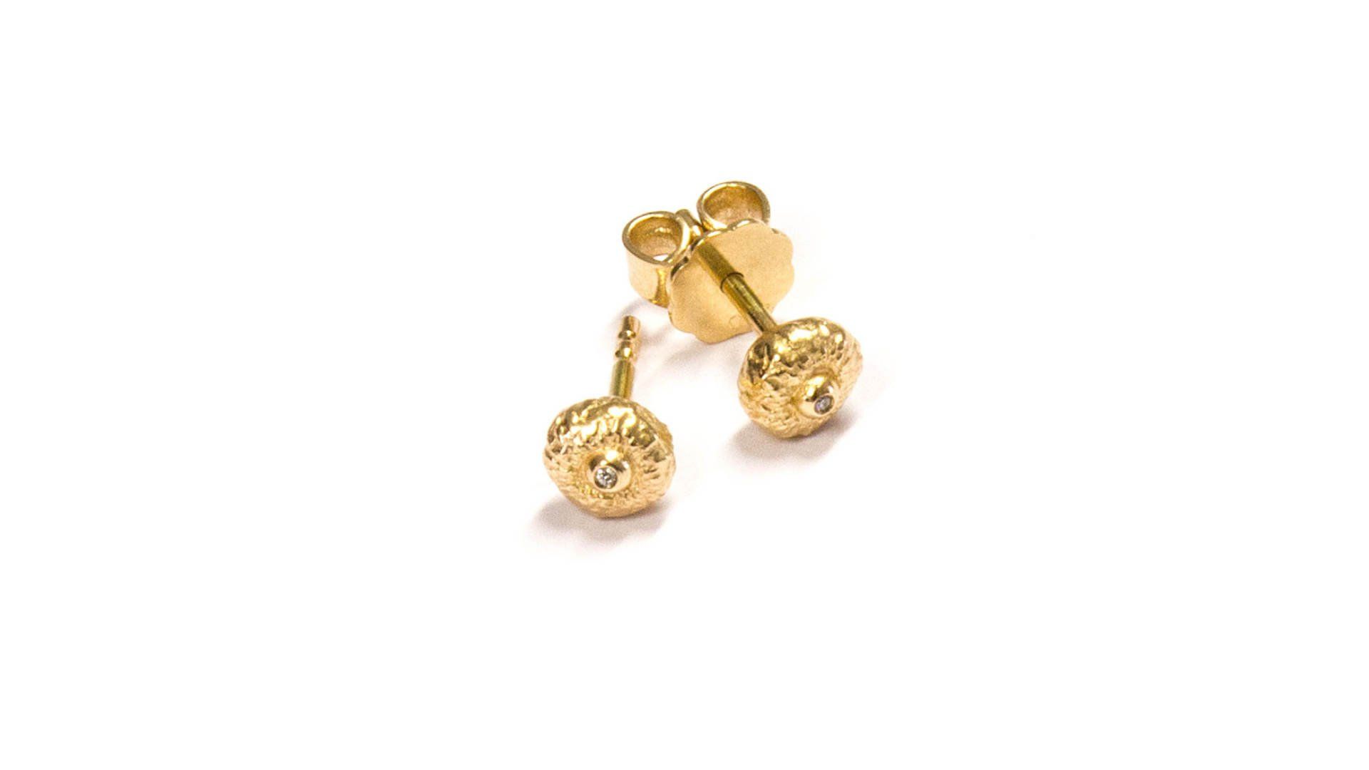 750/ Rotgold, Brillanten weiß twvsi total 0,0044 ct