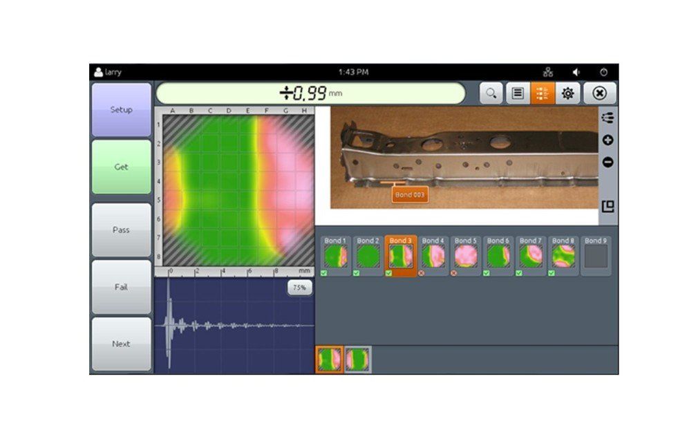 Tessonics RSWA Array Explorer Software Demo Image