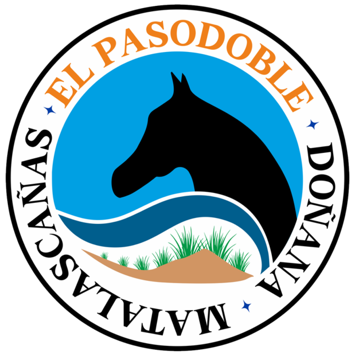 Logo de Doñana Hipica el Pasodoble en Matalascañas, rutas a caballo en Huelva