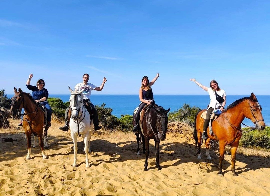 Paseos a caballo en Doñana