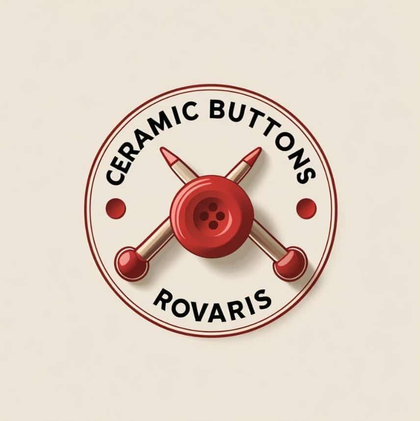 Logo von Rovatis, einer italienischen Firman mit handgemachten KeramikKnöpfen