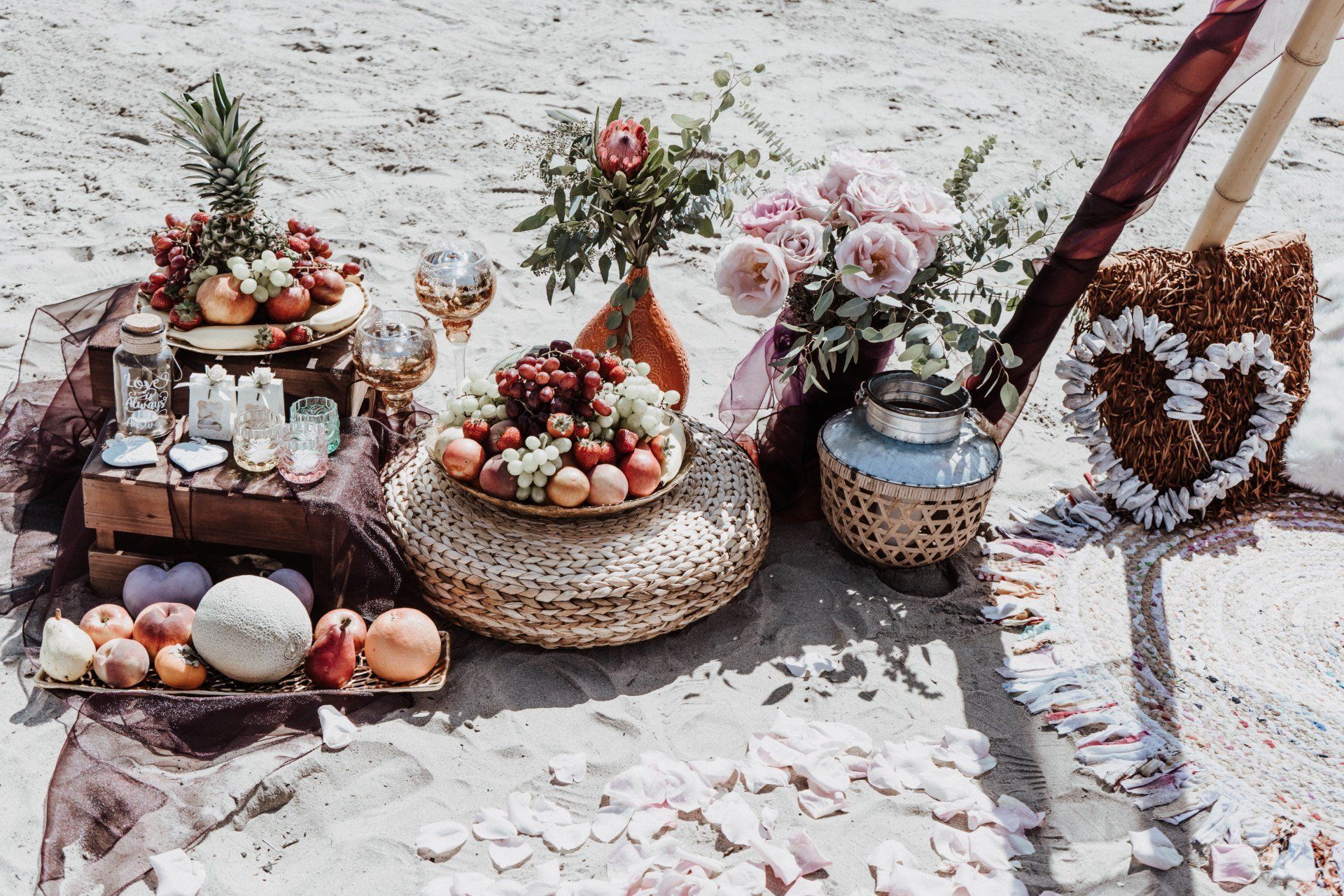 Bohostyle wedding decoration