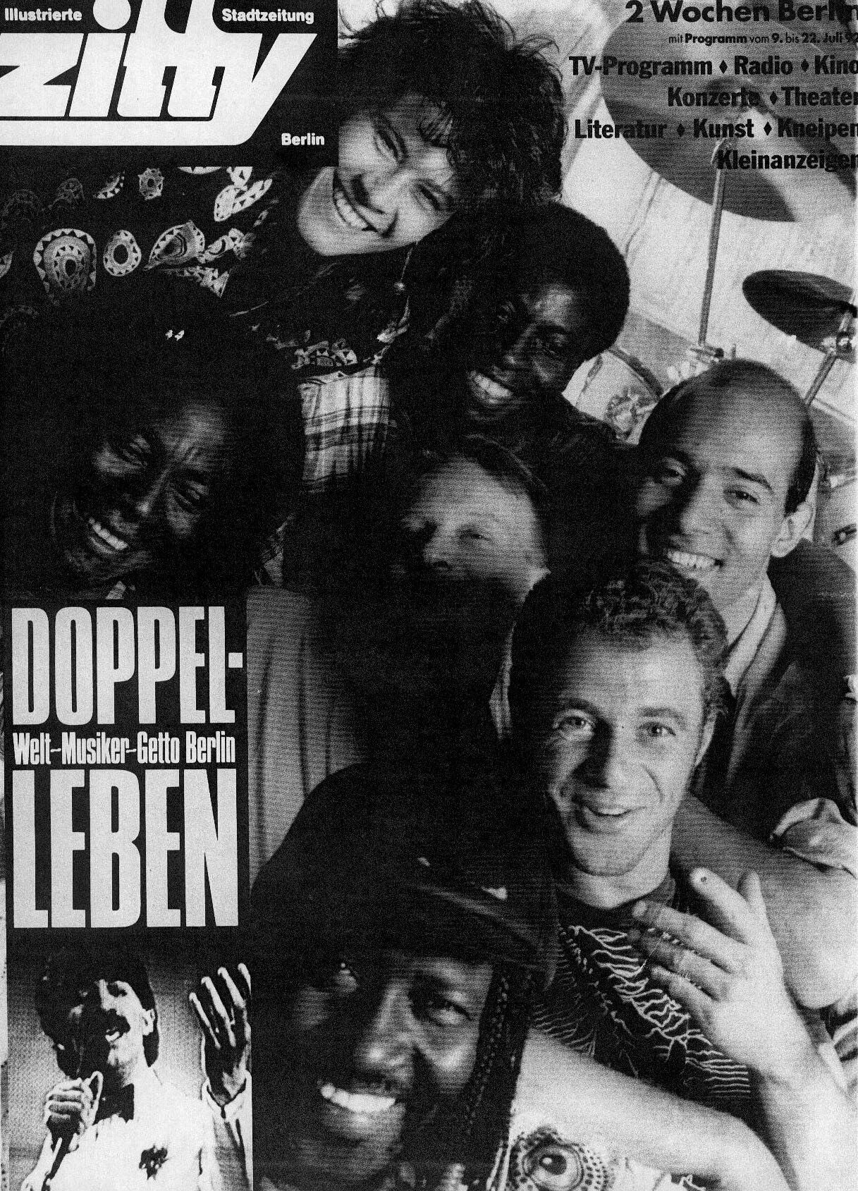 Stadtmagazin Zitty Saxophonistin Mercedes