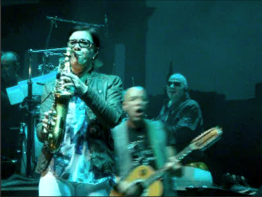 Saxophonistin Mercedes bei CITY Berlin