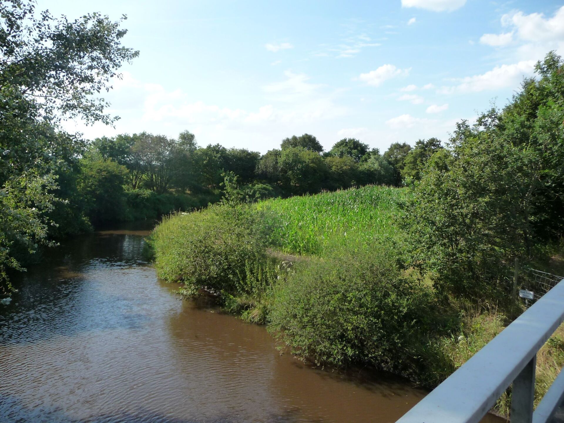 © Ina Blanke. Fluss im Marschland.