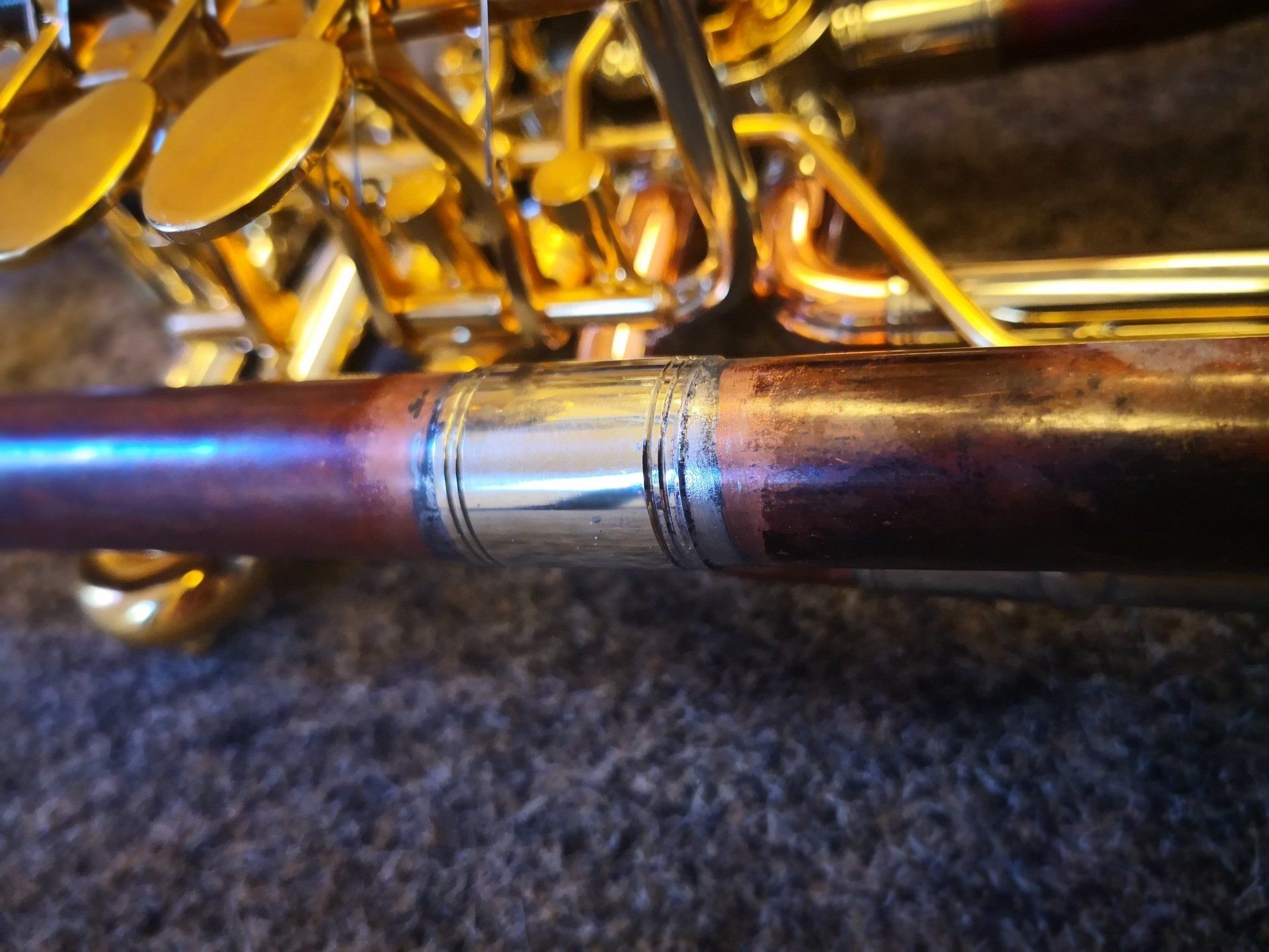 Kordick handmade brass Flügelhorn Austria F Kupfer roh mit vergoldeten Kleinteilen