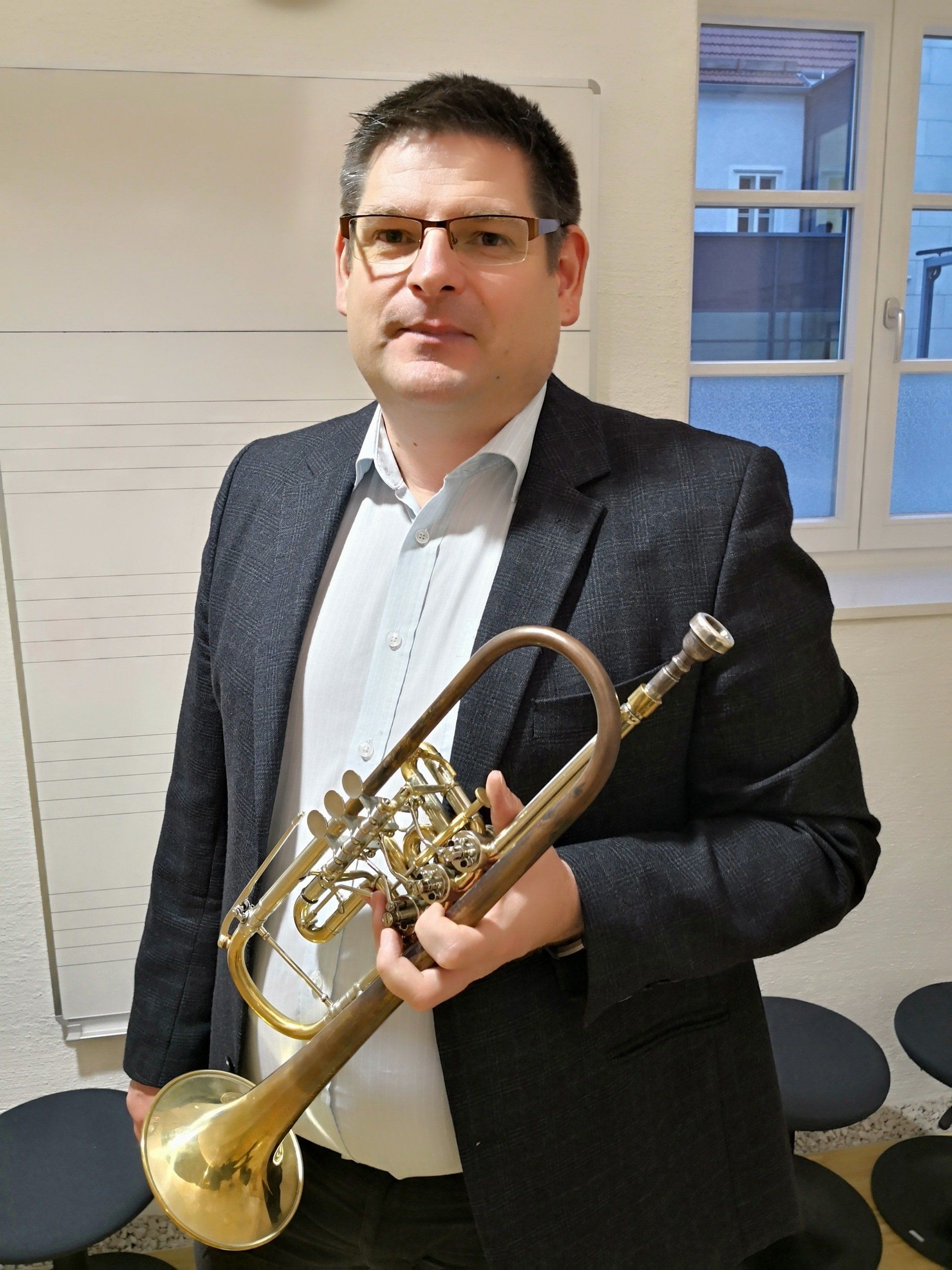 Beiganz Thomas spielt die KORDICK handmade brass B Konzerttrompete