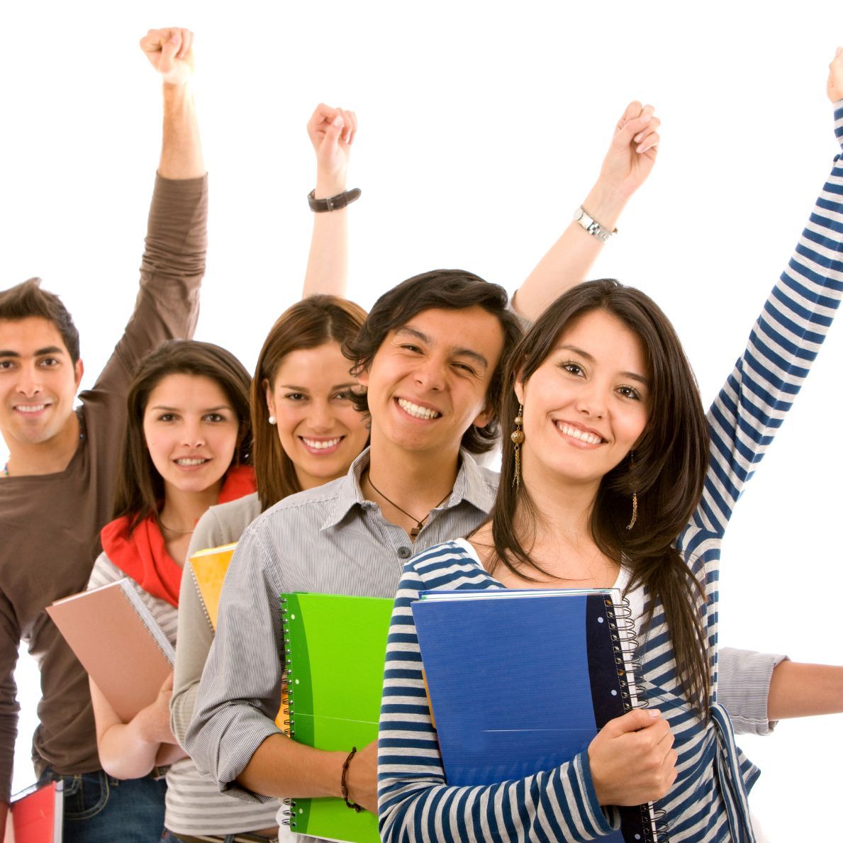 Unsere Kinder als glückliche Schüler, Studenten, ...